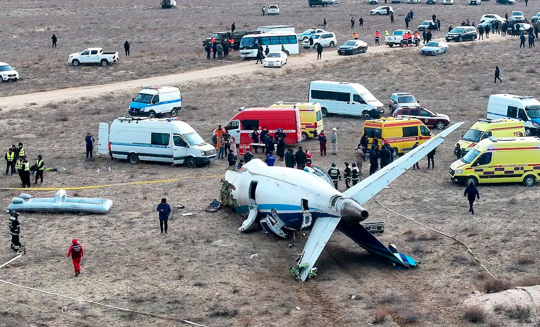 Vladimir Putin ofrece disculpas por “trágico incidente” de avión azerbaiyano; sistema antiaéreo ruso estaba activo durante accidente, admite