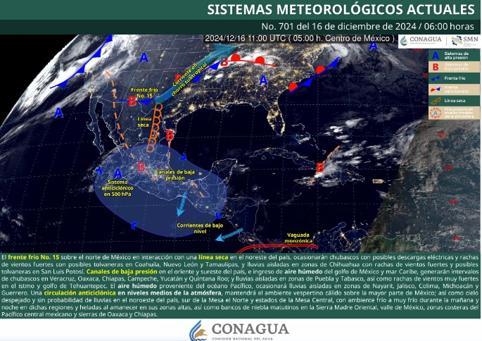 SE ESPERAN CHUBASCOS Y VIENTOS FUERTES EN COAHUILA