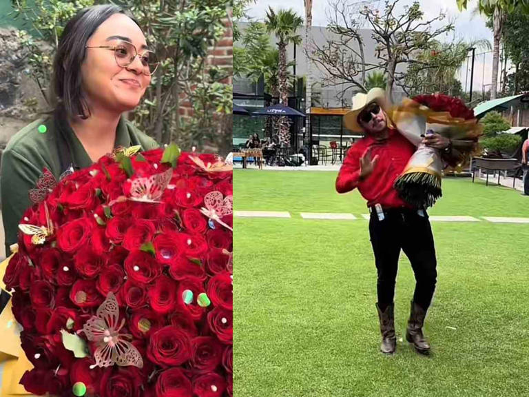 Joven rechaza ramo buchón de su novio y responde: «Que se lo mande a la otra»