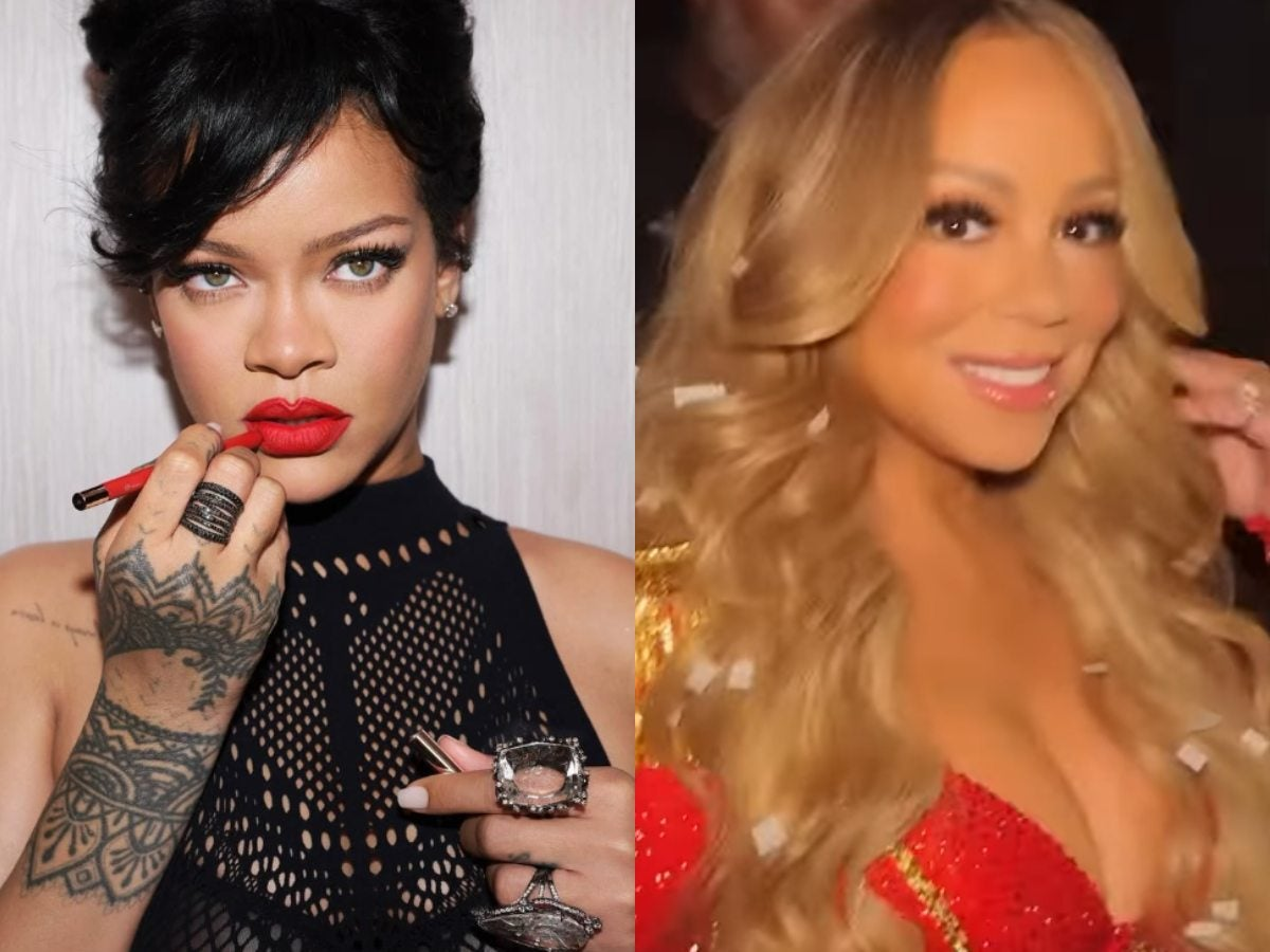 Video: Mariah Carey firma pecho de Rihanna en concierto