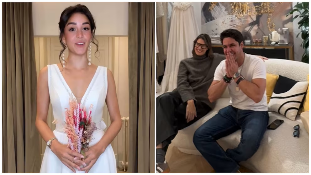Alejandra Capetillo presume su vestido de novia por primera vez; así reaccionó Eduardo Capetillo Jr.