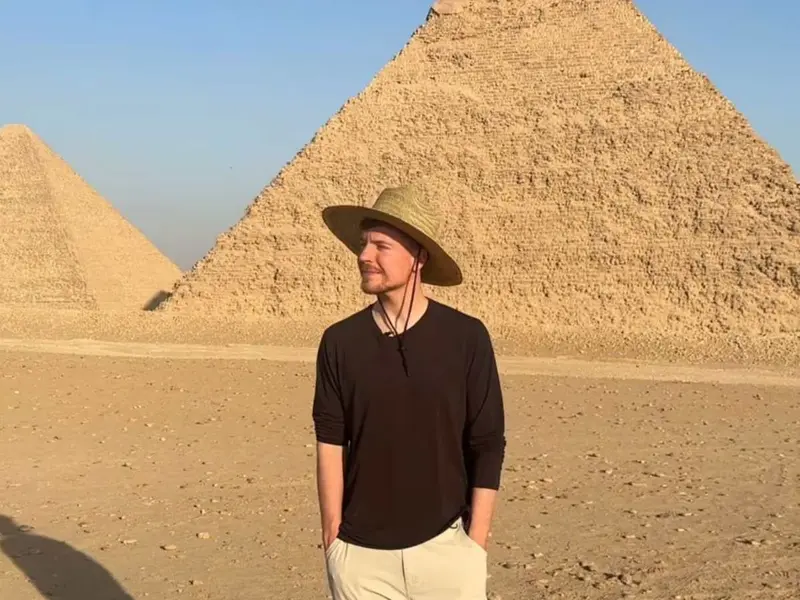Mr. Beast será dueño de las pirámides de Giza en Egipto por 100 horas