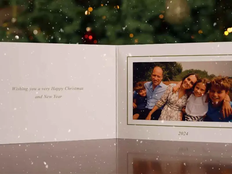 Tras un año complicado, Kate Middleton y el príncipe William comparten emotiva tarjeta de Navidad
