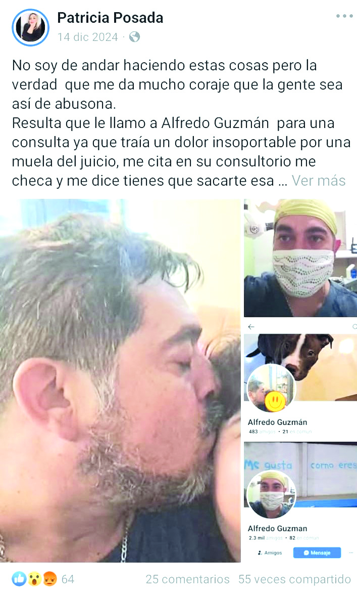 Clienta de consulta lo denuncia por estafa