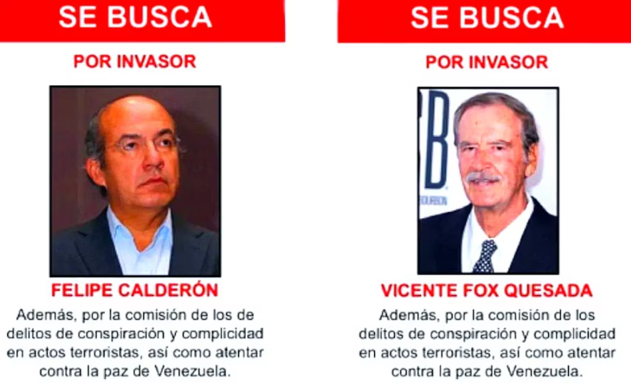 Cómo reaccionó Sheinbaum a la orden de la dictadura de Venezuela de declarar a Fox y Calderón como personas non gratas