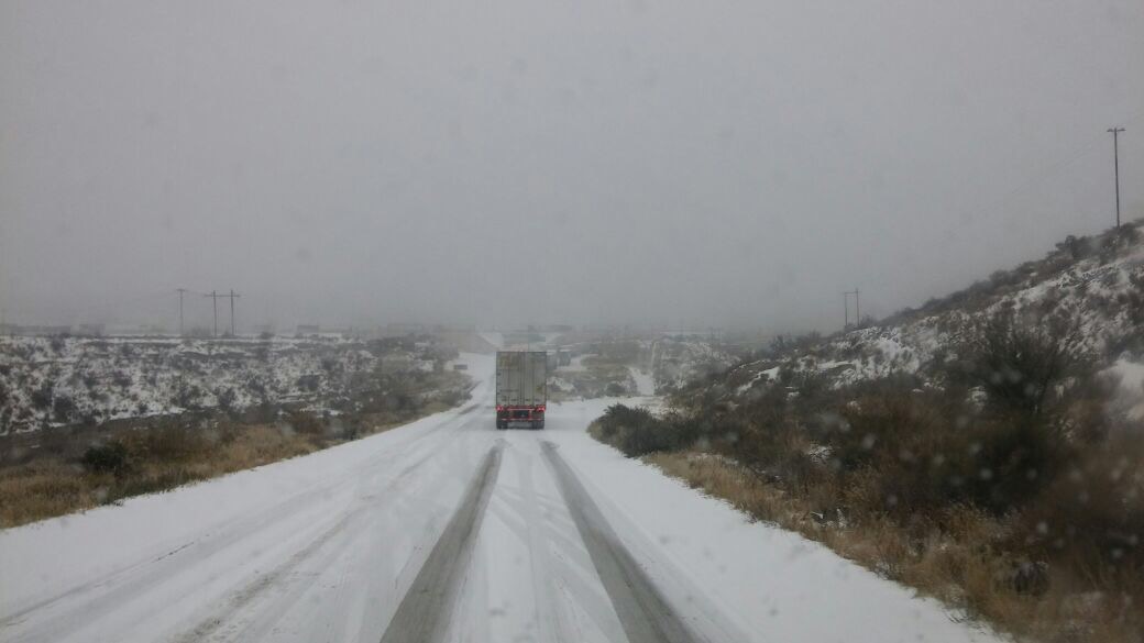 Pronostican nieve y heladas en Coahuila
