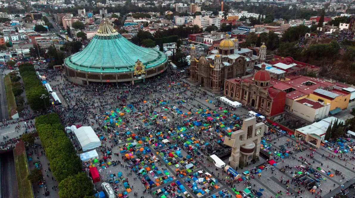 La Basílica de Guadalupe se convierte en centro de acopio de armas
