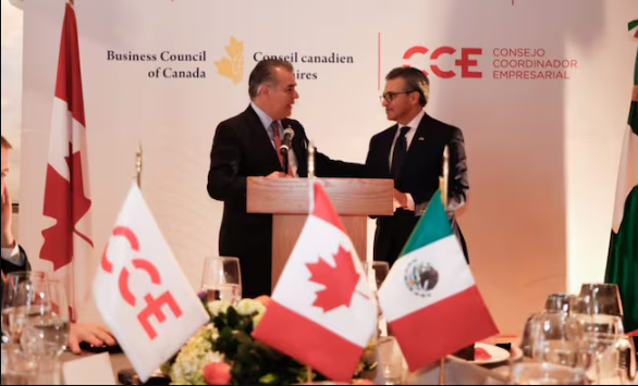 Se reúnen empresarios de México y Canadá con Sheinbaum