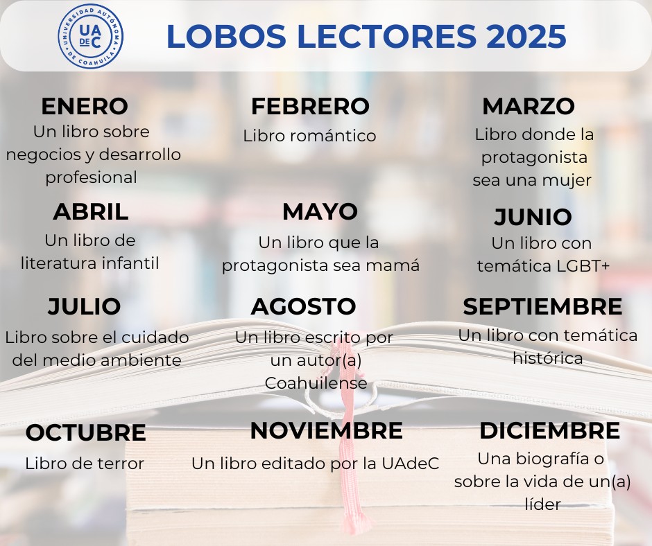 Lanza UAdeC campaña “Lobos Lectores 2025”