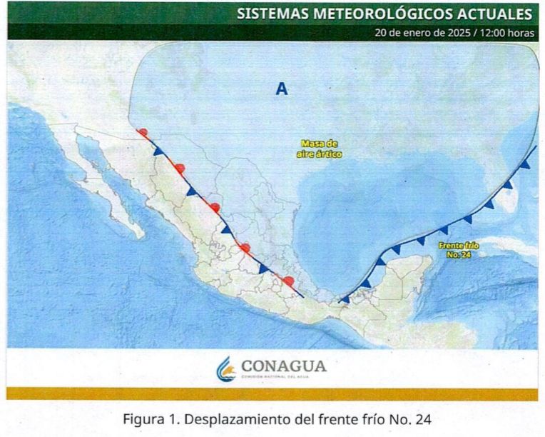 FRENTE FRÍO NÚM. 24 PROVOCARÁ CAÍDA DE NIEVE O AGUANIEVE EN COAHUILA