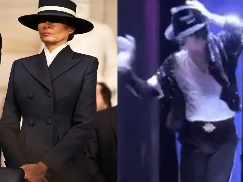 Melania Trump desata memes por su sombrero en investidura de Donald Trump