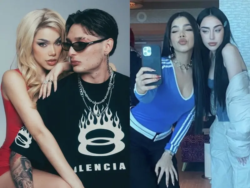 Comparan a Kenia Os con Ángela Aguilar por supuesto romance con Peso Pluma y ser amiga de Nicki Nicole