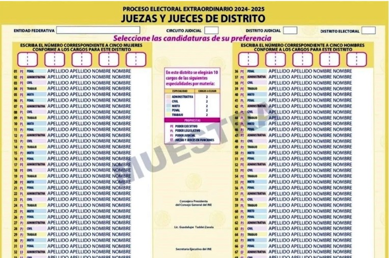 Advierten confusión y errores en boletas de PJ