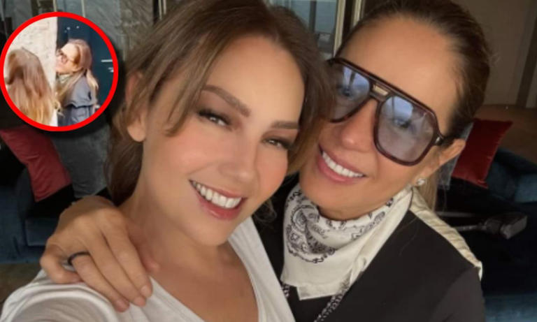 Reaparece Yolanda Andrade, acompañó a Thalía a la casa en donde nació en la Santa María la Ribera en CDMX