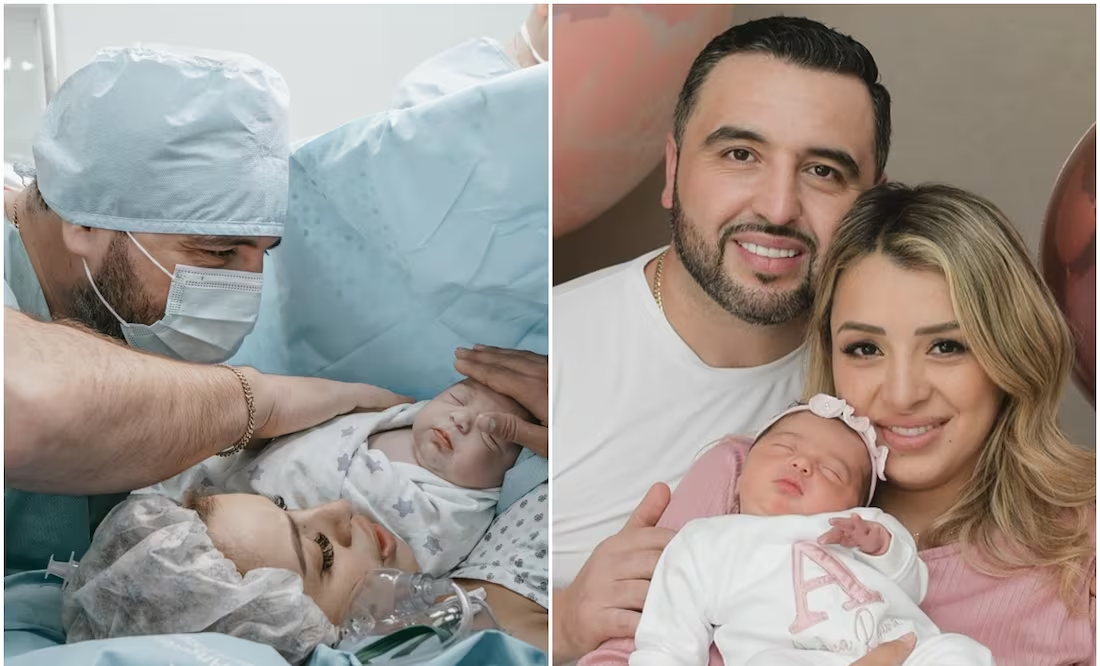 El comediante Mike Salazar pide oraciones para que su hija recién nacida, quien padece tosferina, salga del hospital