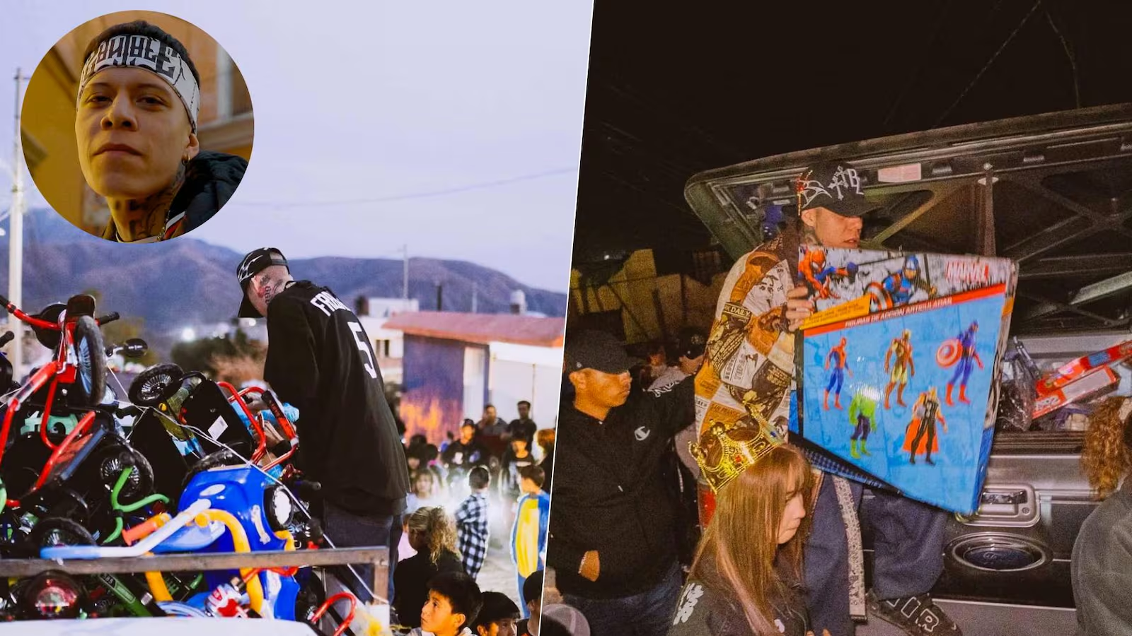 Llegó Santa… Fe Klan: El rapero regala juguetes de Reyes; gasta medio millón