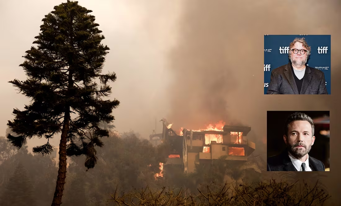 De Guillermo del Toro a Ben Affleck: famosos evacúan sus casas por incendios en California; cancelan preestrenos