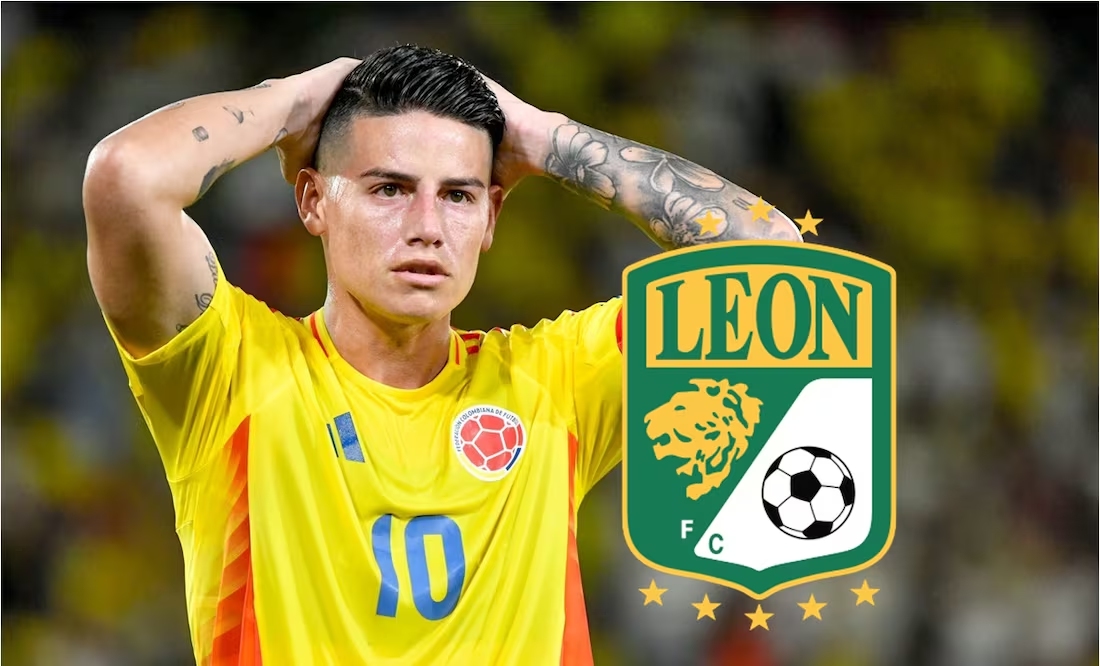 León buscaría fichar a James Rodríguez; el equipo mexicano ya mandó oferta
