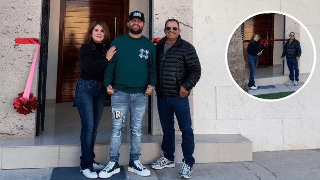 «Felicidades a mis viejitos»: Luis R. Conriquez regala casa a sus padres