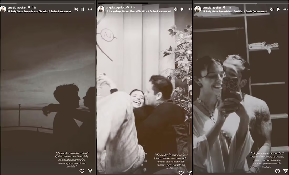 Ángela Aguilar publica romántico video junto a Nodal: «amarte sin medida»