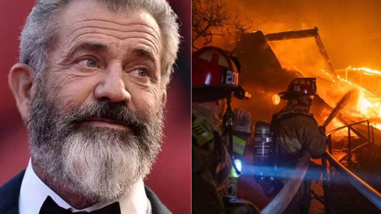 Incendios en California: al estar grabando un podcast, Mel Gibson se enteró de que perdió su hogar