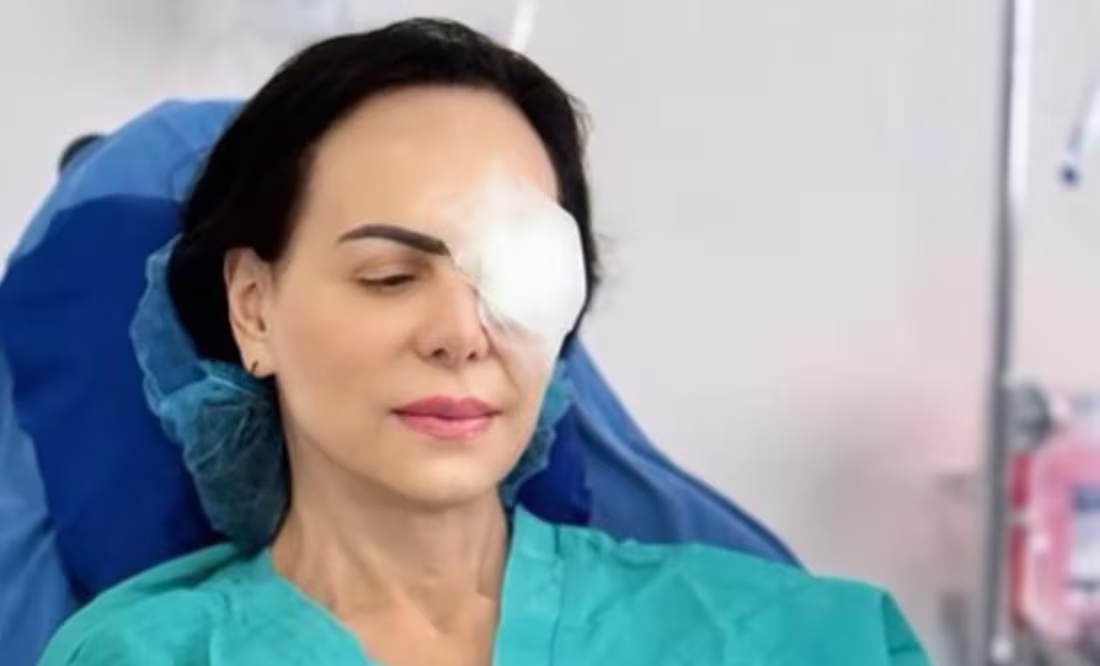 Maribel Guardia sorprende con parche en el ojo: inicia el 2025 en bikini y con cirugía