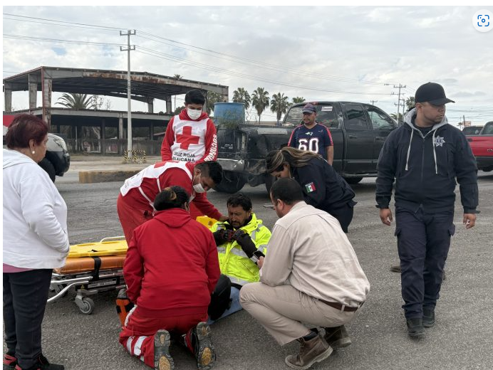 Arrollan a motociclista