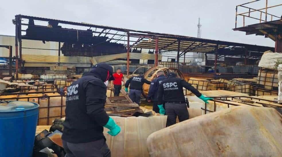 Aseguran narcolaboratorio en García, NL