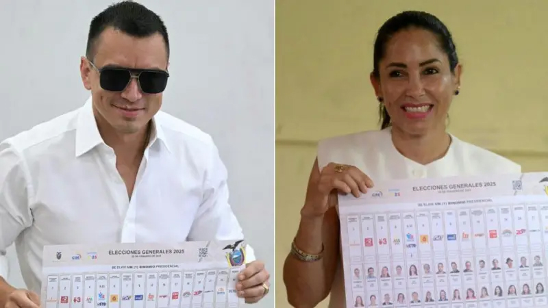 Noboa y Luisa González van por segunda vuelta