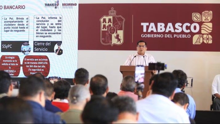 Renuncia secretario de Seguridad de Tabasco en medio de la ola de violencia que azota en el estado