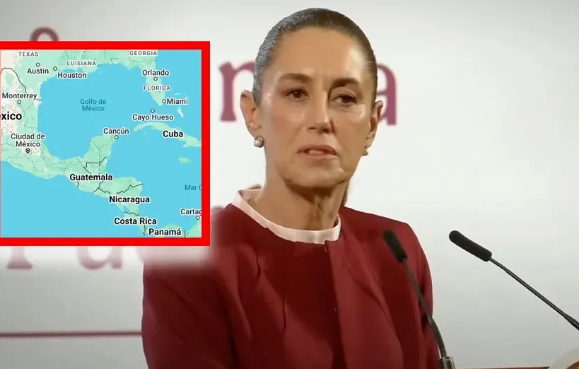 Sheinbaum podría DEMANDAR a Google por cambiar nombre del Golfo de México: «Están equivocados»