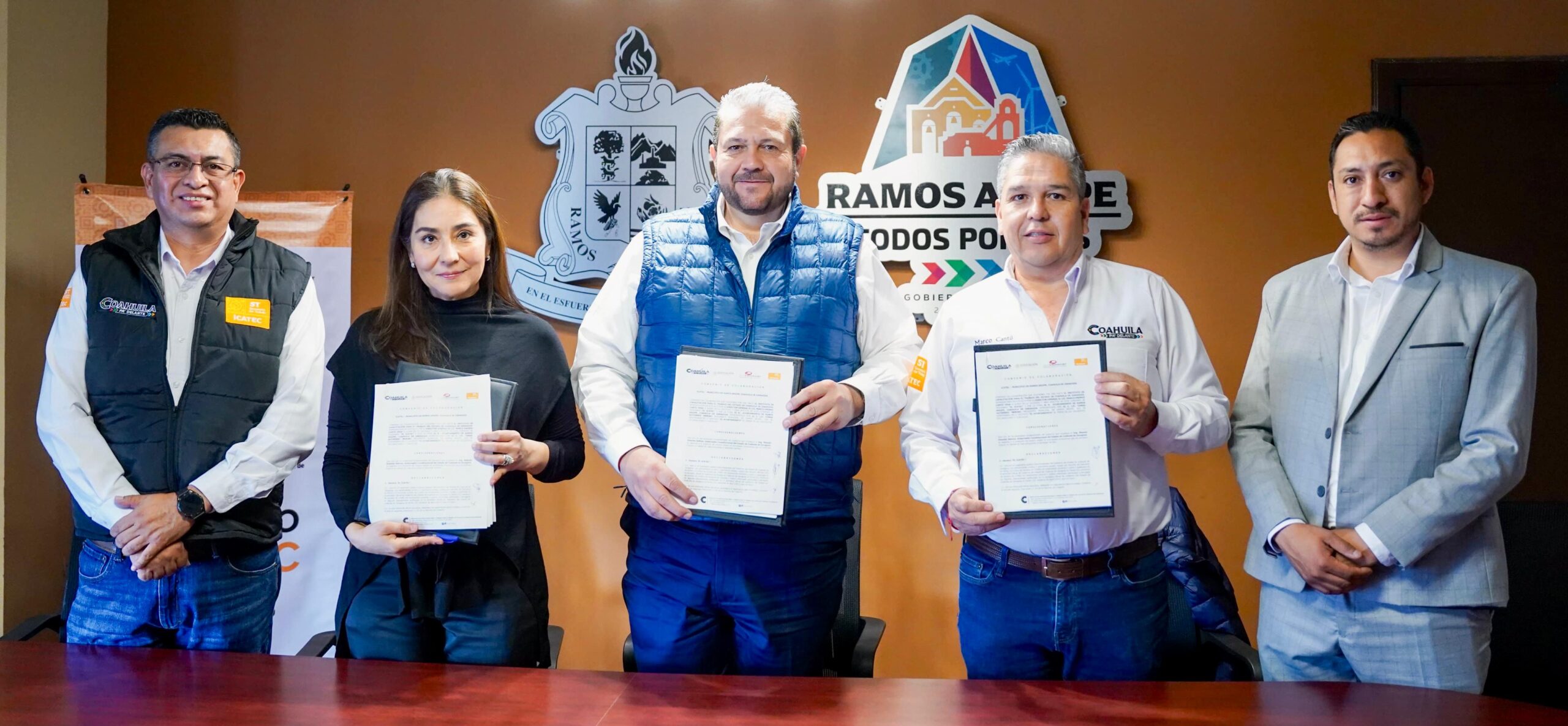 Firman convenio Municipio e ICATEC; fortalecerán tejido social