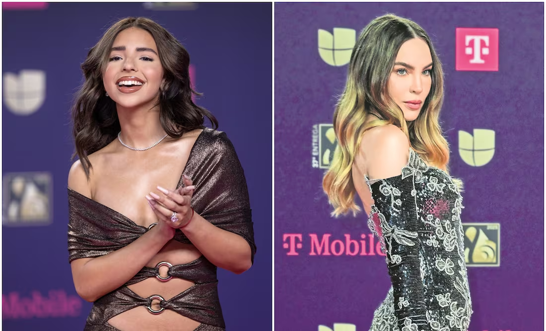 Captan a Ángela Aguilar huyendo de Belinda en Premios Lo Nuestro
