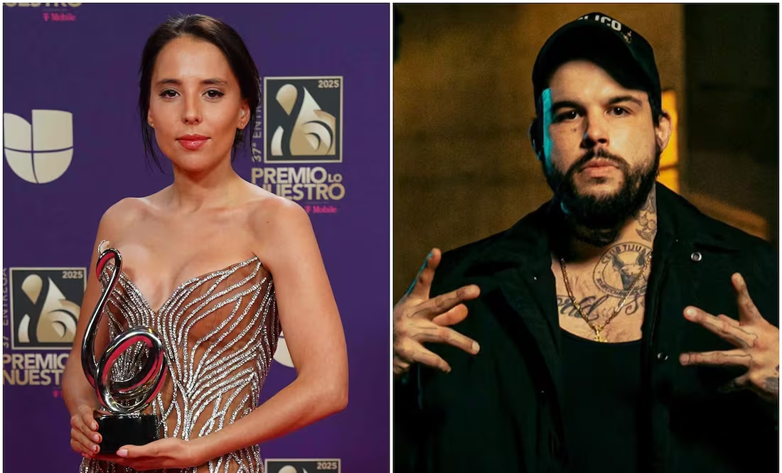 Majo Aguilar recibe felicitación de su primo Emiliano tras ganarle premio a Ángela Aguilar