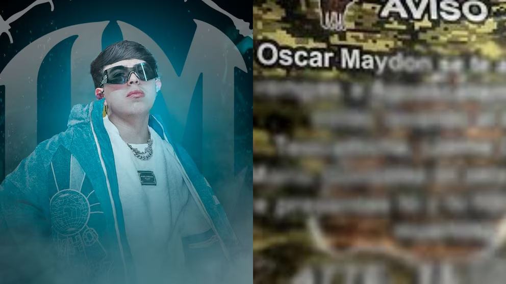Quién es Óscar Maydon, el cantante de corridos amenazado en narcomanta