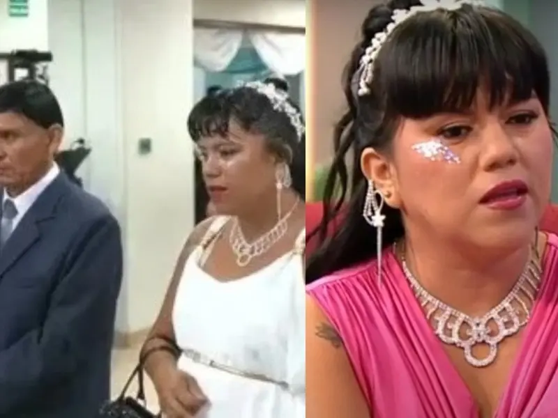 ¡Por esto no aceptó! Novia viral revela por qué salió huyendo de su boda; «me engañó»