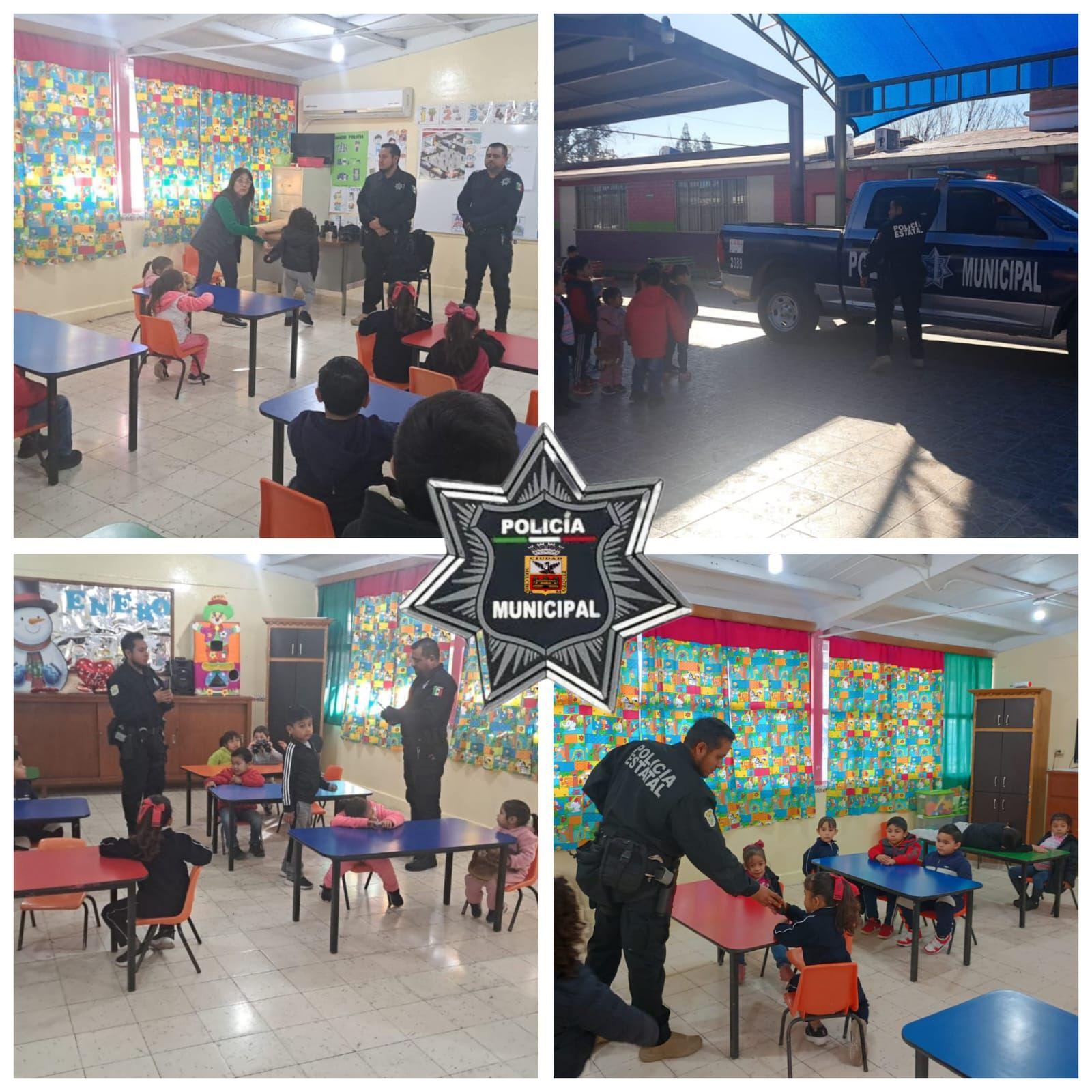 Mando Coordinado realiza programa “Mi Amigo Policía” en Escuelas y Jardines de Niños.