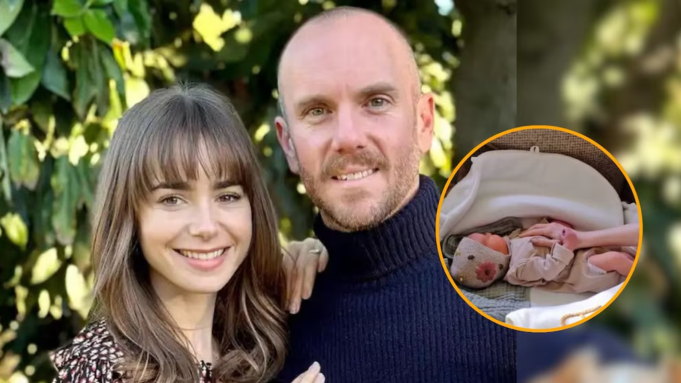 Lily Collins se convierte en madre; revela foto de su bebé