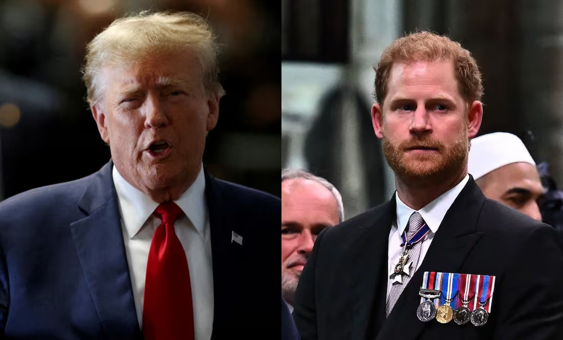 Trump descarta estar interesado en echar de EU al príncipe Harry; “tiene suficiente con su mujer, es terrible”, afirma