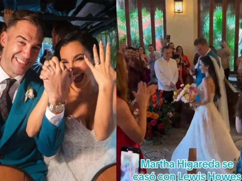 Martha Higareda y Lewis Howes se dieron el ‘sí’; así fue su boda en la Riviera Maya