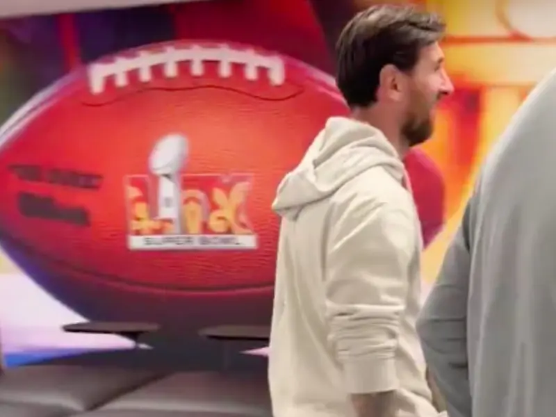 Así llegó Lionel Messi al Super Bowl LIX