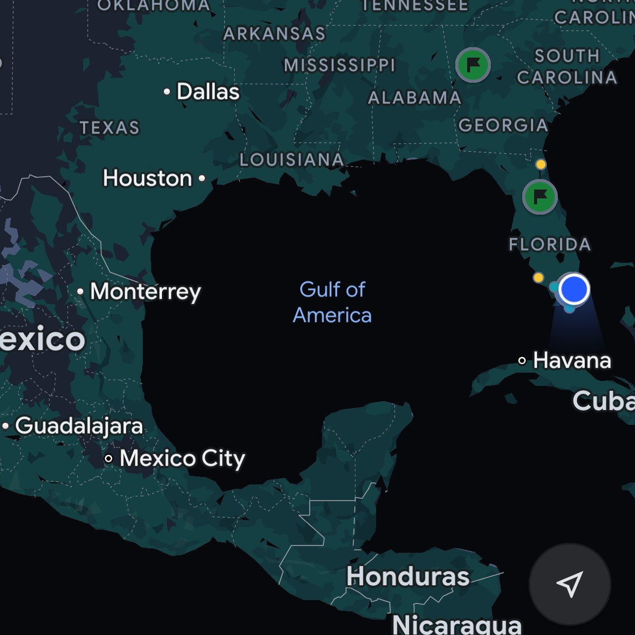 Golfo de México ya se llama Golfo de América en Google Maps EU; a nivel mundial aparecerán ambos nombres