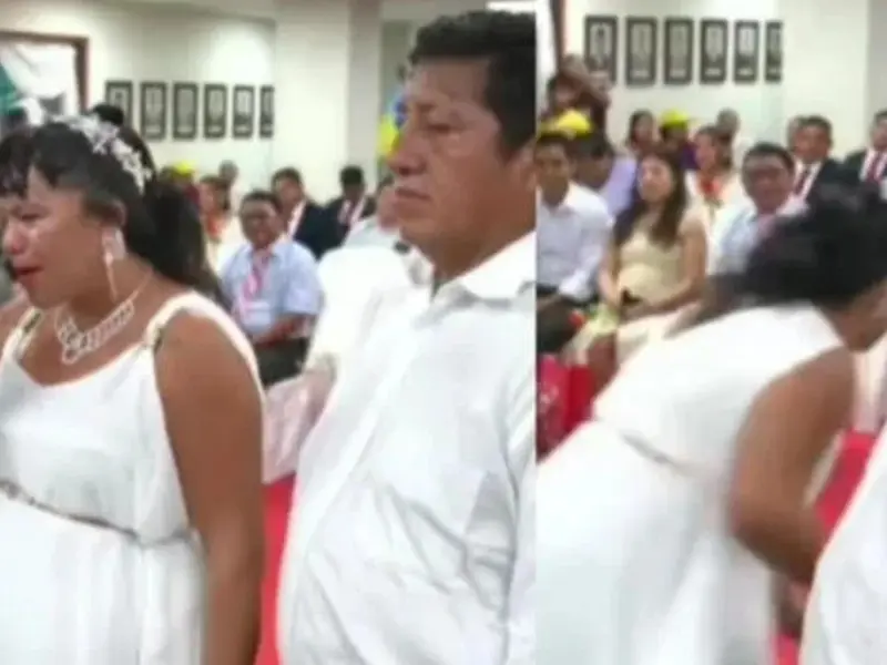 ¡Como en las películas! Novia huye de su boda y deja al prometido en el altar; «no acepto»