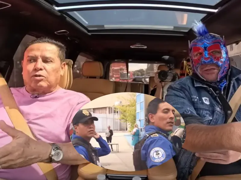 Escorpión Dorado realiza broma a Mario Bezares frente a policías; «ya les hice el favor»