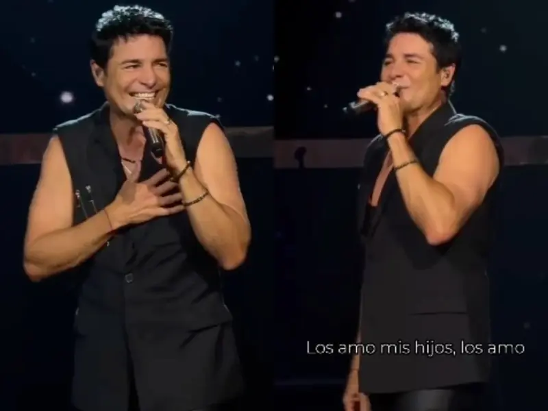 Chayanne reacciona a fans que le gritaron papi en concierto; «los amo, mis hijos»