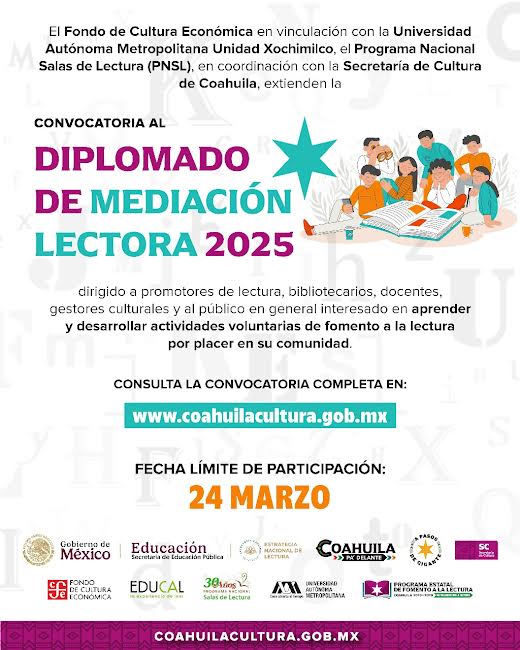 Se abre convocatoria de mediación lectora