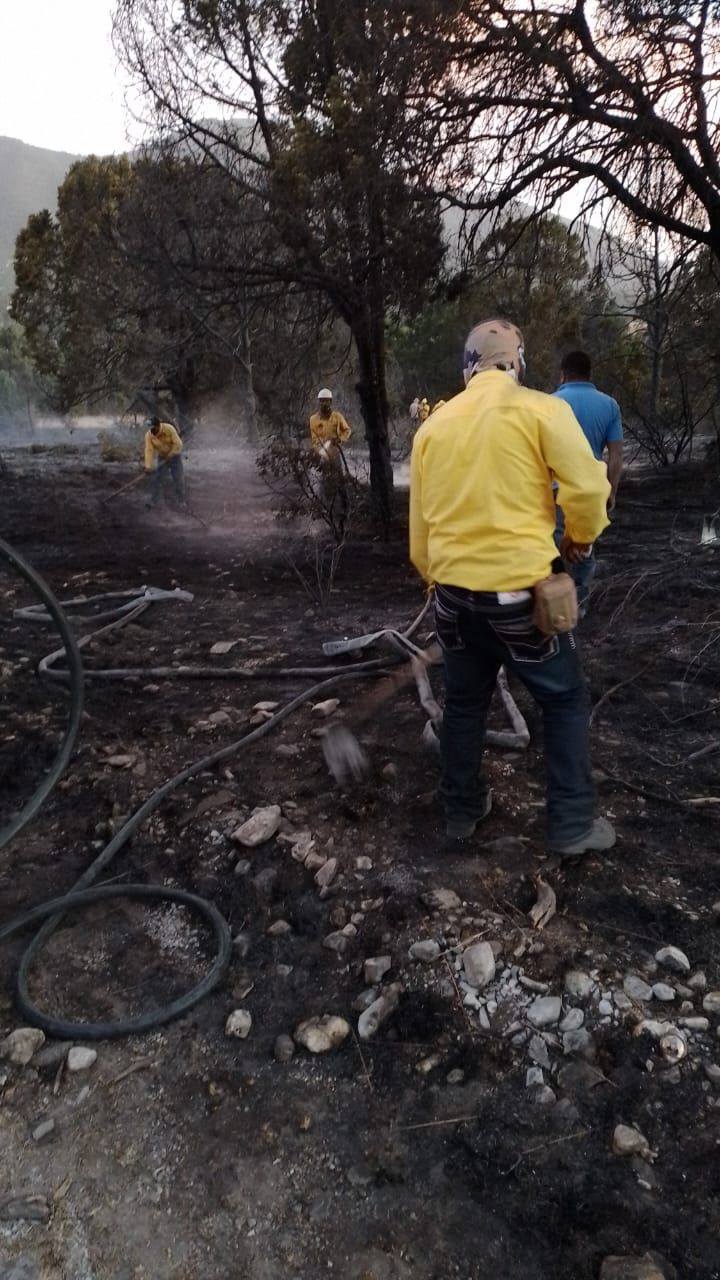 Combaten en Arteaga incendios en la Sierra