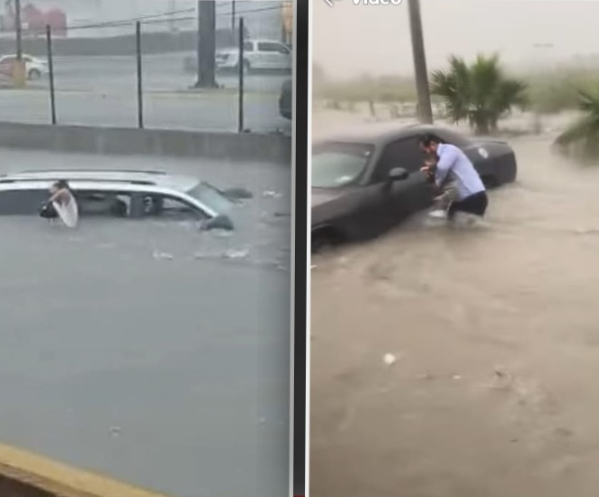 Lluvias inundan varios poblados de Tamaulipas
