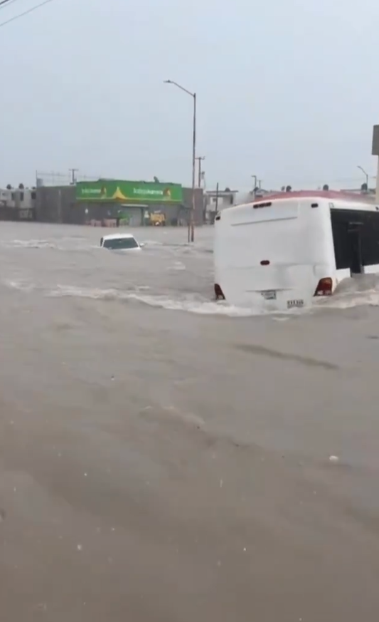 Lluvias inundan varios poblados de Tamaulipas