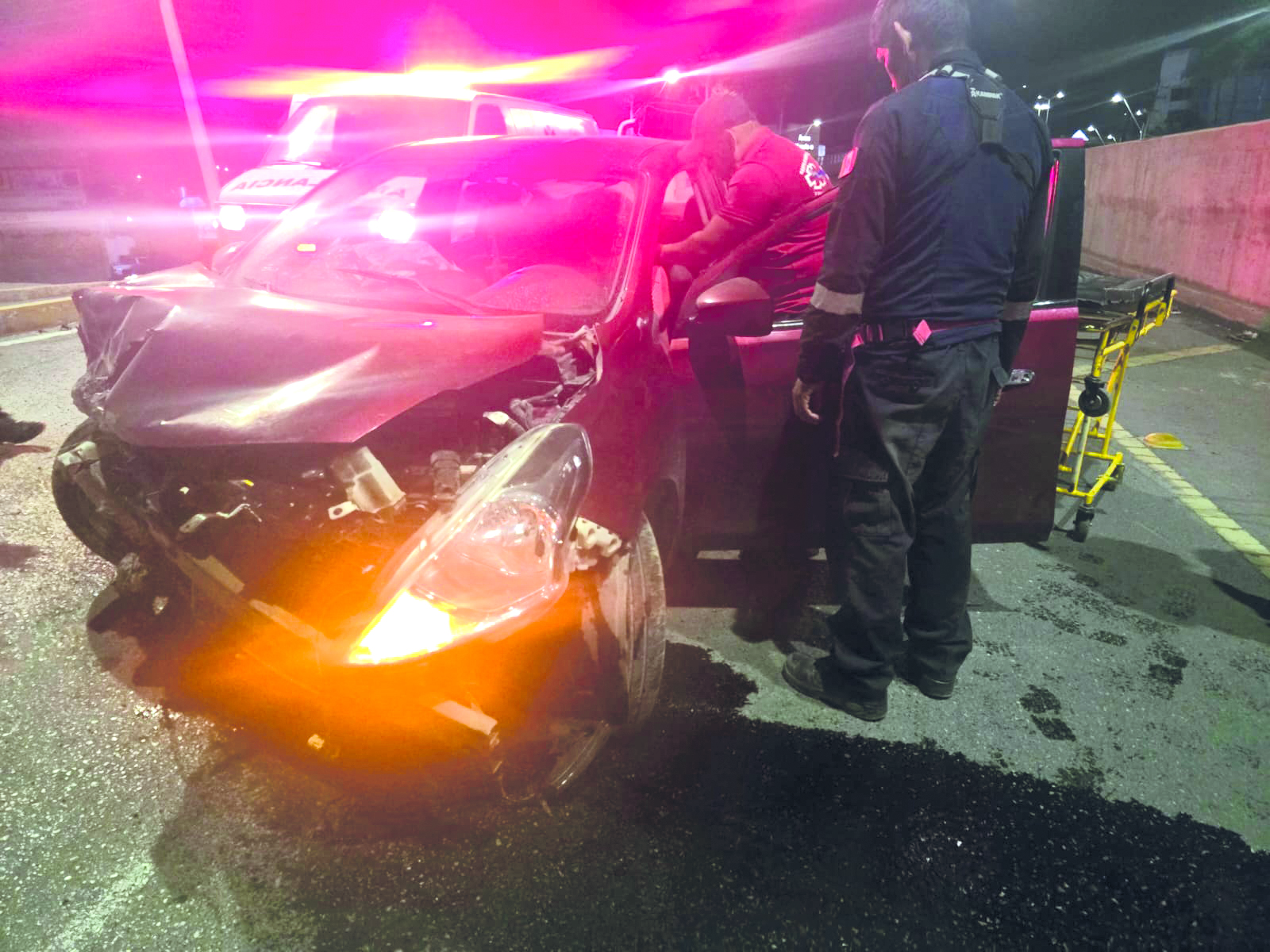 Potente accidente en la Zona Centro